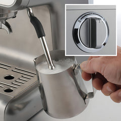 Cafetera Expresso Con Molinillo Smartlife Ecg5020 15 Bares Gris