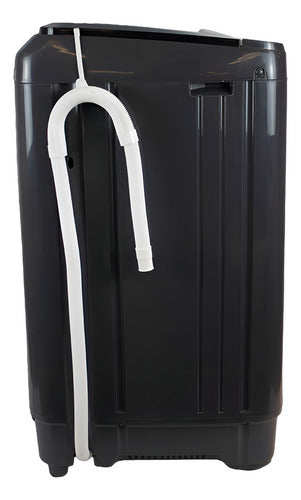 Kanji Lavarropas Automático 6 Kg Silver Carga Superior Color Gris Oscuro