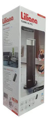 Calefactor Electrico Liliana Tf152r Torre Turboforzador Negro