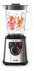 Licuadora Perfect Mix Digital Moulinex Jarra De Vidrio Color Gris