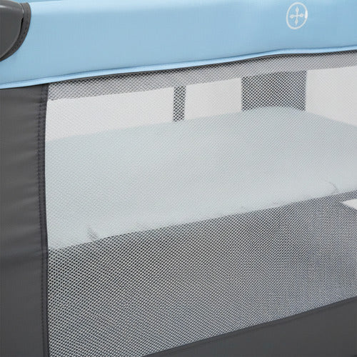 Practicuna Corralito Plegable Transportable Bebesit 2105-ad Celeste Lisa