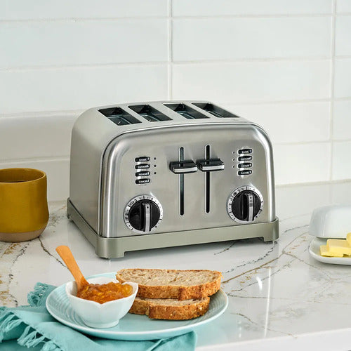 Tostadora Cuisinart Cpt180ar 4 Panes 1800w Gris