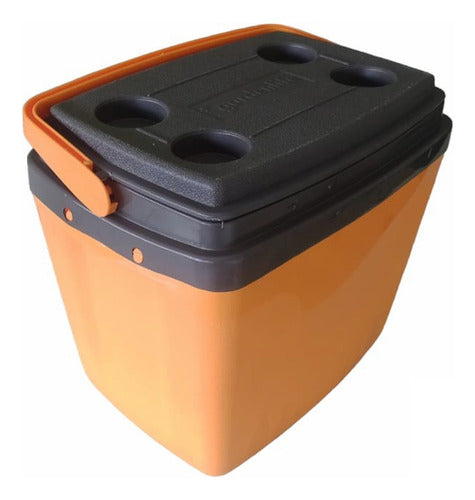 Conservadora Portatil Playa Camping 34l Garden Life Naranja