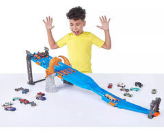 Pista De Autos Lanzador Zuru Metal Machine Raptor Attack Azul