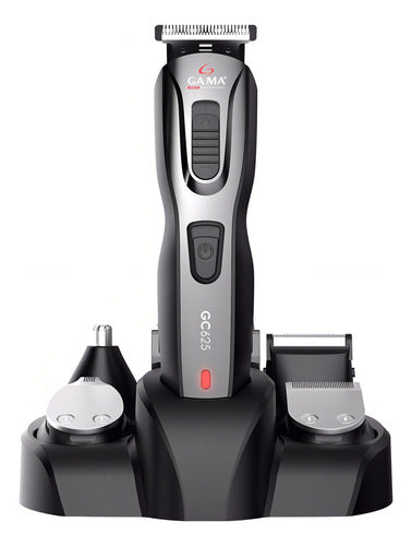 Cortadora De Pelo Ga.ma Multi-estilo Gc625 Set Ga.ma Negro/plata