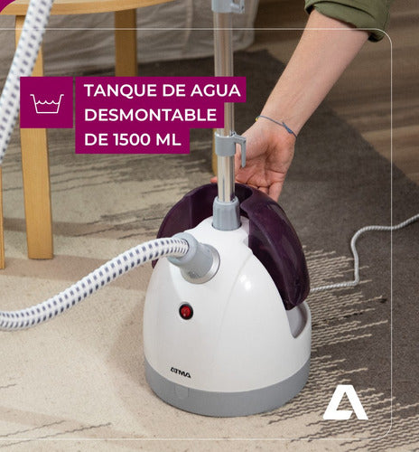 Vaporizador De Prendas Profesional Atma Pro Gs4200pi 1785w Color Blanco