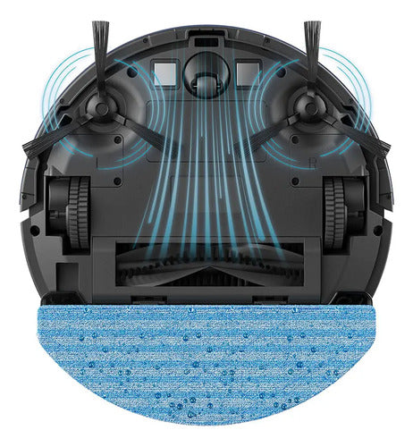 Aspiradora Robot Electrolux 4 En 1 Wi-fi Azul Erb44 Azul Oscuro