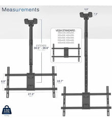 Soporte De Techo Telescopico Onebox Ob-cdim90 De 43 A 90
