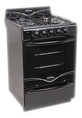 Cocina Multigas Florencia 5517f Negro De Fácil Limpieza Negro