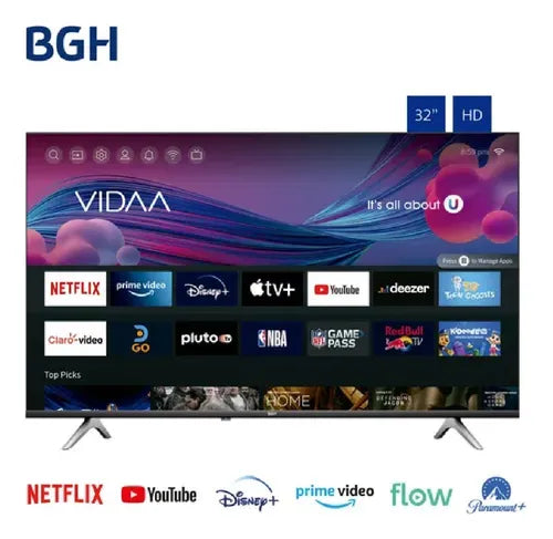 Smart Tv Led 32 Bgh B3225h5 Vidaa Hd Disney Netflix Ytube Ct