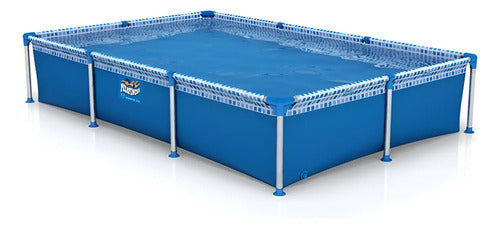Pileta Estructural De Lona Piscina Pelopincho 1030 De 1500l Azul