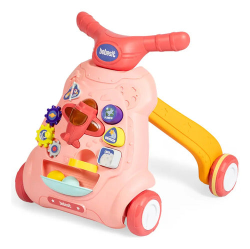 Caminador Musical Bebesit 1801 Rosa