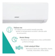 Aire Acondicionado Split F/c Surrey 553nfq12gn 3,61kw Blanco