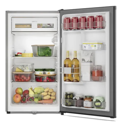 Heladera Frigobar Gafa Hgfm90p Color Plateado Con Capacidad De 90l