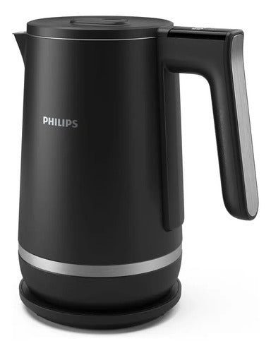Pava Eléctrica Philips Hd9396 De 1.7lts 2200w Con 6 Ajustes Negro