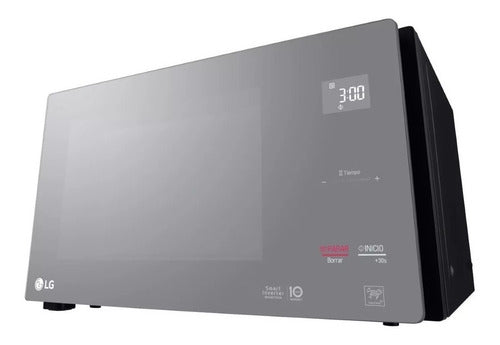 Microondas Grill LG Neochef Mh8298 Inverter Negro De 42lts