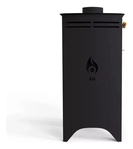 Salamandra Tromen Austral A15 Horno 120m² Leña Calefacción Eficiente
