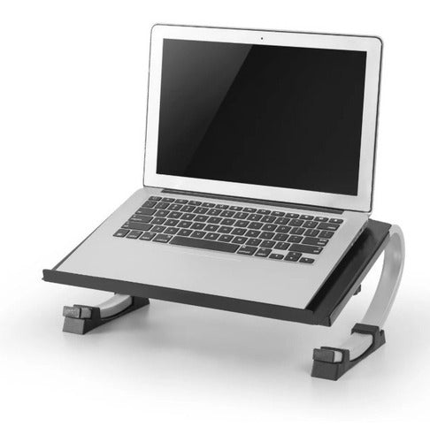 Mesa Notebook Regulable Ergonómica Onebox Ob-s1 Soporte Acero Negro