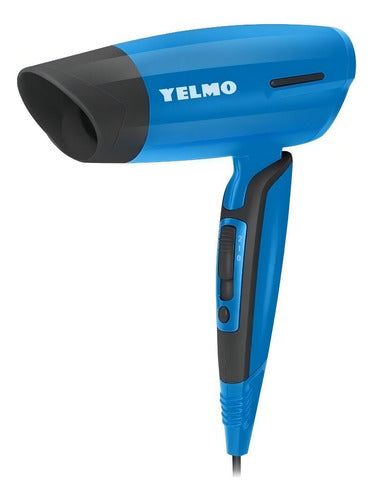 Secador Para Cabello 1400w Color Azul Yelmo Sc-3620