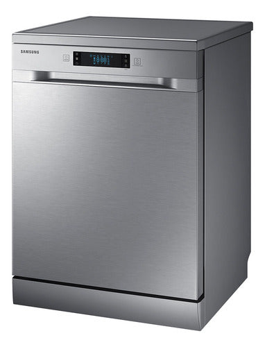 Lavavajilla Samsung 14 Cubiertos Silver Dw60m6050fs Plateado
