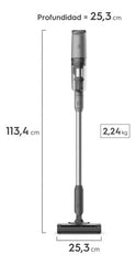 Aspiradora Inalámbrica Vertical Electrolux Ptec100 Gris