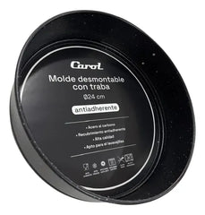 Molde Desmontable Traba Antiadherente Tortera Cocina Color Negro