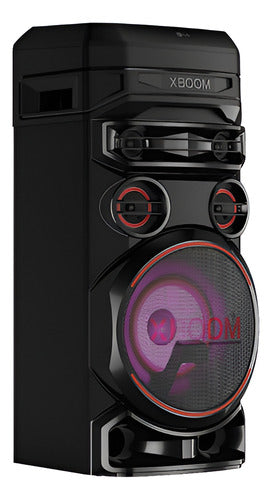 Torre Sonido LG Xboom Rnc7 1000w Rms Karaoke Star Dj App Cs Color Negro