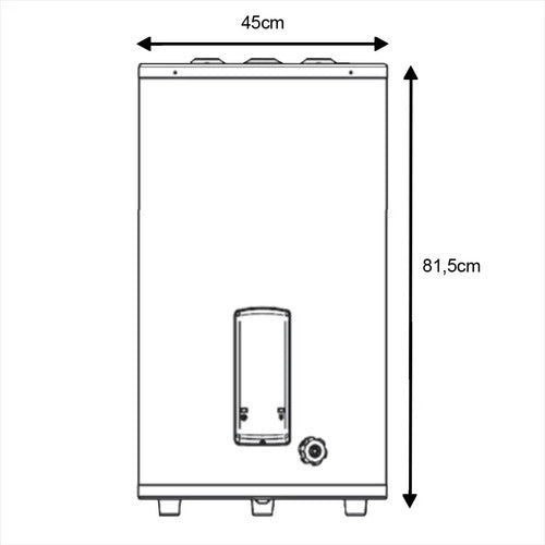 Termotanque Eléctrico Sherman Tepc085eshk2 Blanco Blanco