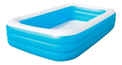 Pileta Rectangular Bestway 54006 262 X 175 X 51 Cm De 778lts Azul/blanco