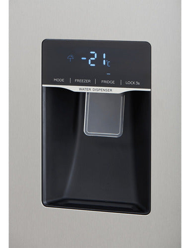 Heladera Side By Side Inverter No Frost Whirlpool Wrs955 Cts Gris Oscuro