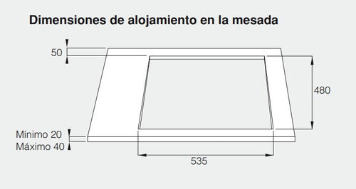 Anafe Empotrar Ormay Smart Cook I4 Placa Induccion 4 Focos Negro