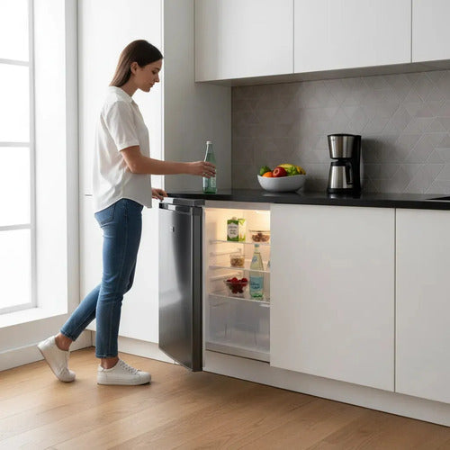Heladera Bajo Mesada Vondom Acero Inoxidable 127 L