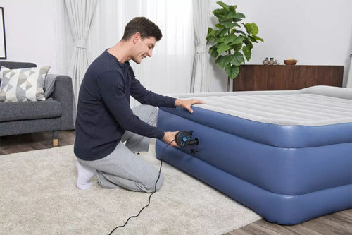 Inflador Electrico 220 Portatil Colchon Pileta Bestway 62252