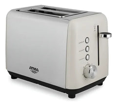 Tostadora Atma Toat21vcp Ranuras Extra Ancha Vintage Blanco Crema