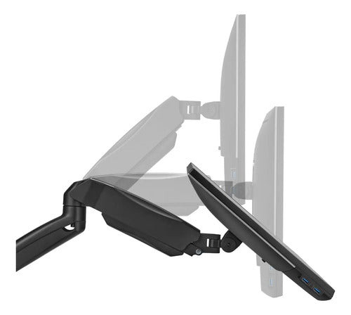 Soporte Escritorio Para Monitor Onebox Brazo Movil 17 /32 Color Negro