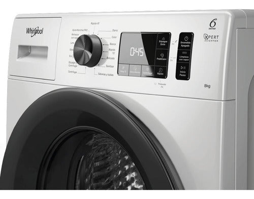 Lavarropas Whirlpool Carga Frontal 8 Kg - 1200 Rpm Inverter Blanco