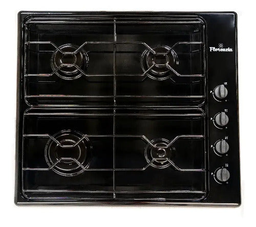 Anafe Multigas Florencia 6737n Negro Negro