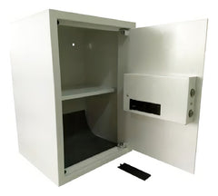 Caja Fuerte De Seguridad Digital Vivendi Blanca 50x35x31 Cm Color Blanco