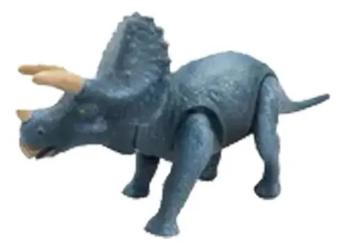 Set Pequeño De Juguetes Dinosaurios Luz Movimiento Sonido