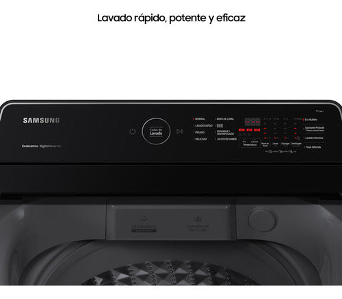 Lavarropas Samsung Sawa85 8.5kg Carga Superior Led Color Blanco
