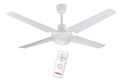 Ventilador De Techo Liliana Palas Metálicas Luz Control Remoto Vthb114r 1.2 M Blanco Blanco Metal 4