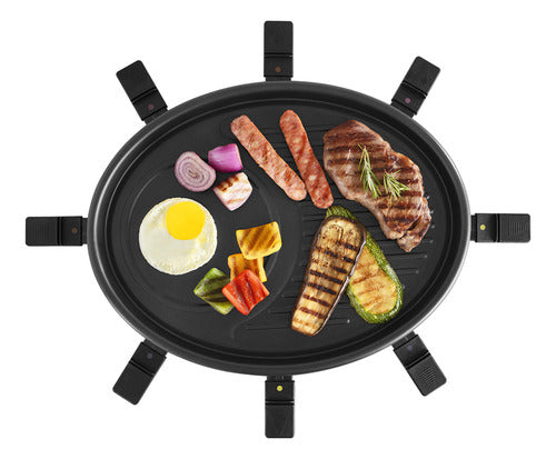 Racletera Para 8 Personas Atma Ra918p Negro