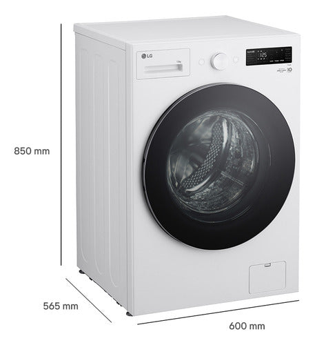 Lavarropas Inverter LG Carga Frontal Wifi Direct Drive Ia 13 Kg Blanco