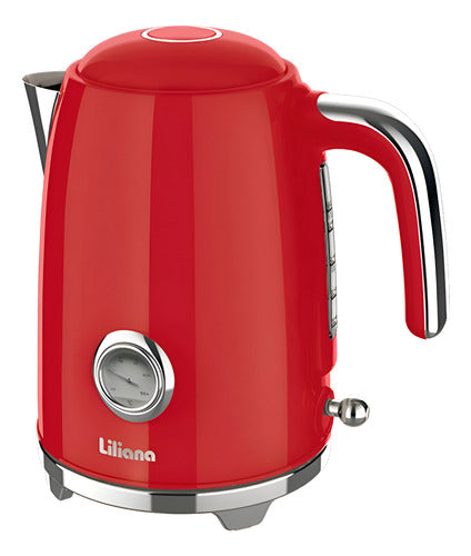 Pava Jarra Eléctrica Liliana Ap990r Retrostyle 1,7l 2000w Rojo