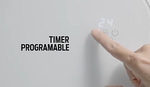 Caloventor De Vidrio Split Pared Liliana Cwd960 Smartheat - Blanco