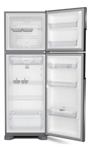 Heladera Top Mount Whirlpool Wrm42hk Inox No Frost 386l Inoxidable