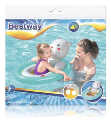 Inflable Asiento Animales Bestway 34058 Flotador Bebe Color Azul