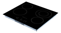 Anafe Electrico Vitrocerámico De 4 Areas Orbis Ev4ceo 6400w Negro