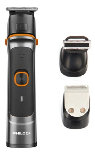 Corta Barba Afeitadora Philco Cb8875se Grooming Kit 3en1 Cts Negro