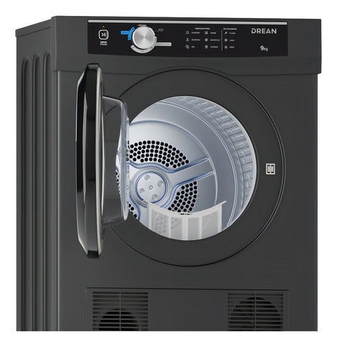 Secarropas Carga Frontal Por Calor 9kg Drean Sed090vgcl0 C Color Gris